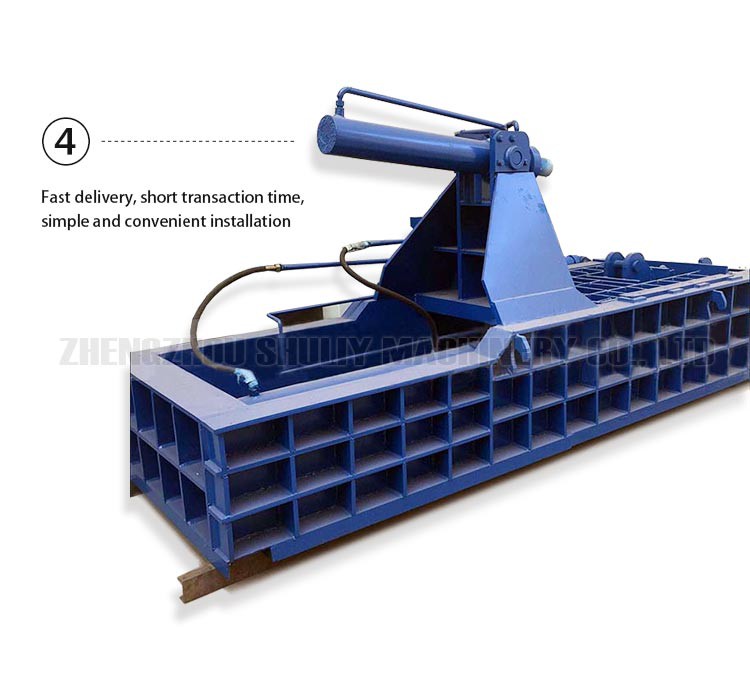 Horizontal scrap metal baler machine Horizontal scrap metal baler machine